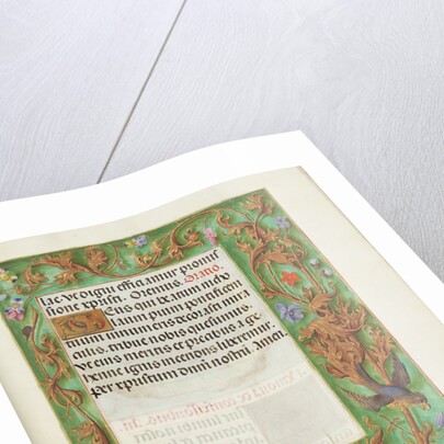 Decorated Text Page by Anonymous