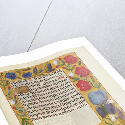 Decorated Text Page by Anonymous