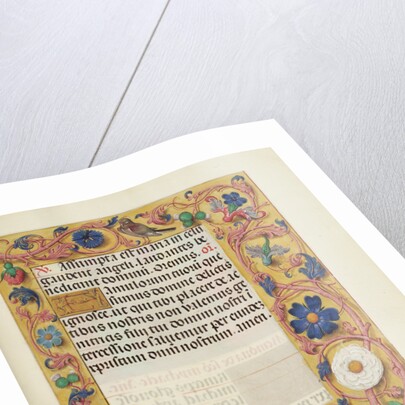 Decorated Text Page by Anonymous