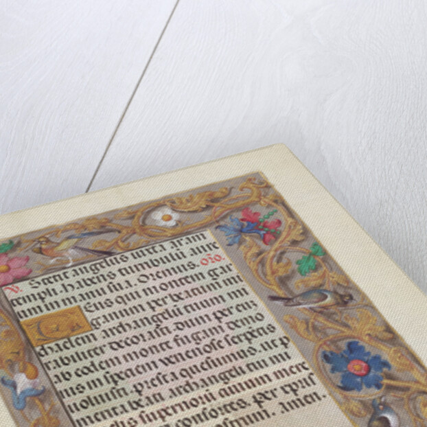 Decorated Text Page by Anonymous