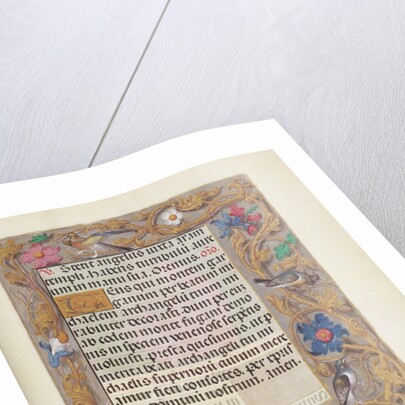 Decorated Text Page by Anonymous