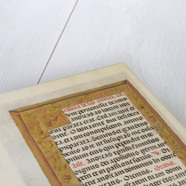 Decorated Text Page by Anonymous