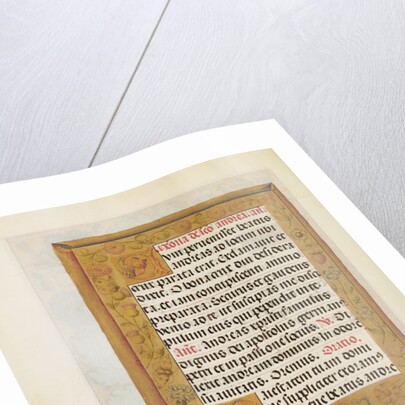 Decorated Text Page by Anonymous
