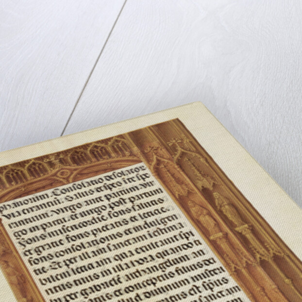 Decorated Text Page by Anonymous