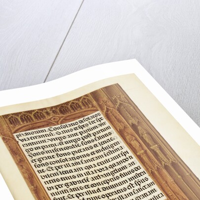 Decorated Text Page by Anonymous