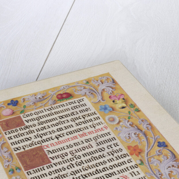 Decorated Text Page by Anonymous