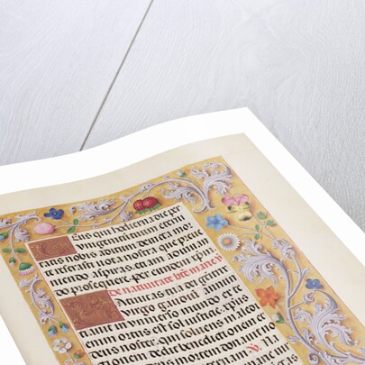 Decorated Text Page by Anonymous