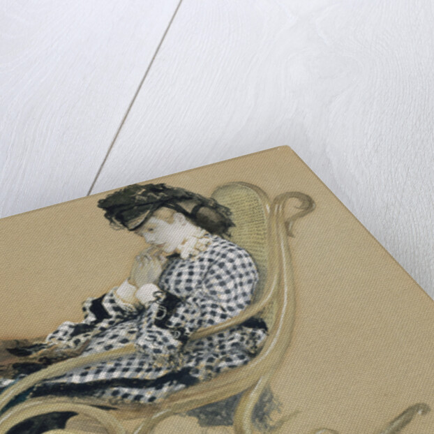 Young Woman in a Rocking Chair, study for the painting The Last Evening by Jacques Joseph Tissot