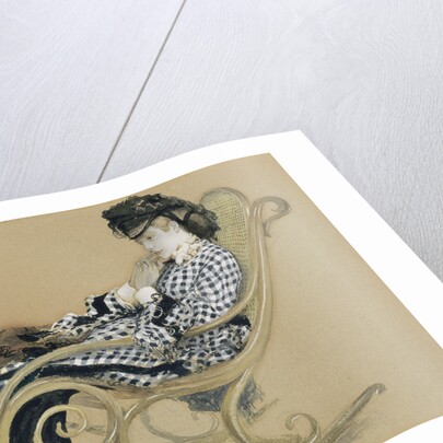 Young Woman in a Rocking Chair, study for the painting The Last Evening by Jacques Joseph Tissot