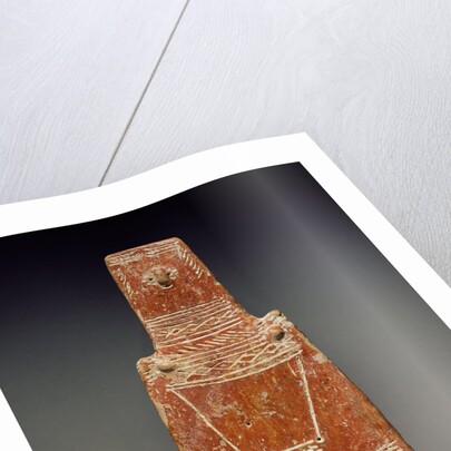 Red Polished Ware Plank Figure by Anonymous