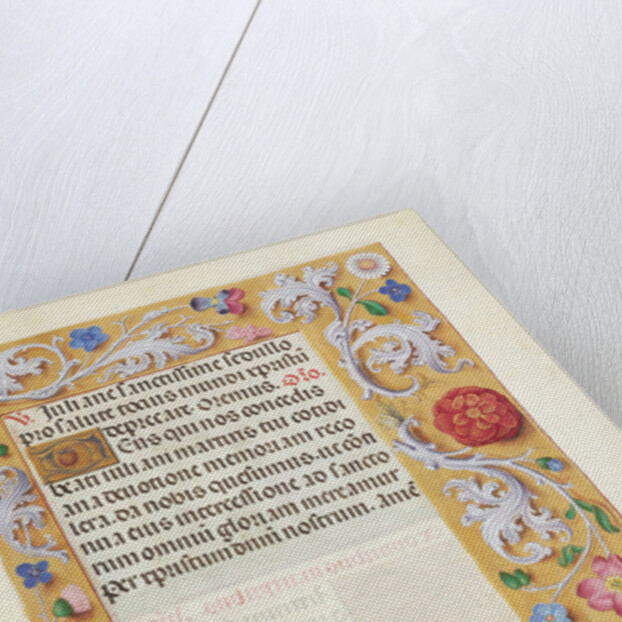 Decorated Text Page by Anonymous