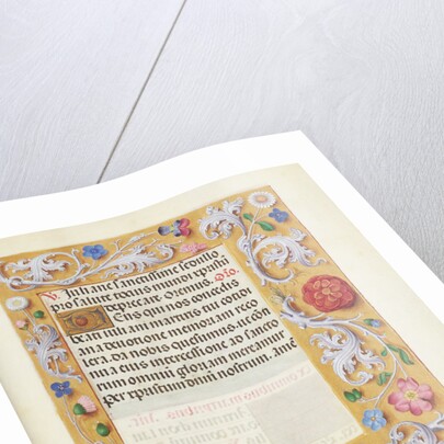 Decorated Text Page by Anonymous