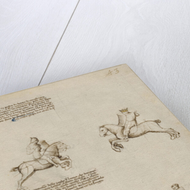 Equestrian Combat with Lance by Fiore Furlan dei Liberi da Premariacco