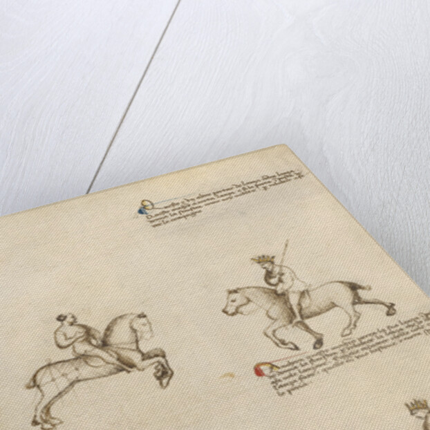 Equestrian Combat with Lance by Fiore Furlan dei Liberi da Premariacco