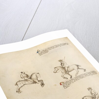 Equestrian Combat with Lance by Fiore Furlan dei Liberi da Premariacco