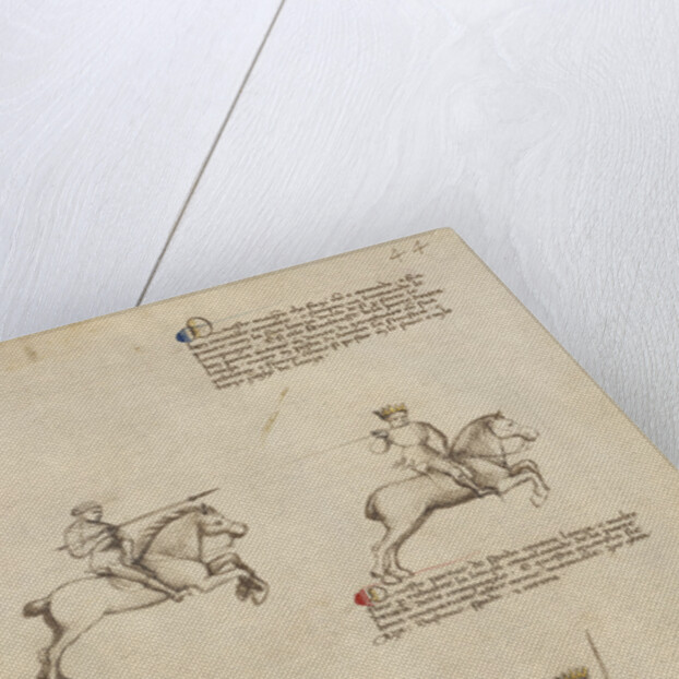 Equestrian Combat with Lance and Sword by Fiore Furlan dei Liberi da Premariacco