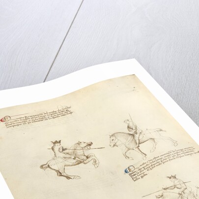 Equestrian Combat with Lance and Sword by Fiore Furlan dei Liberi da Premariacco