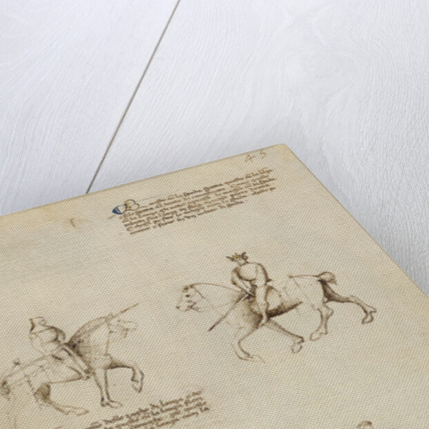Equestrian Combat with Lance and Sword by Fiore Furlan dei Liberi da Premariacco