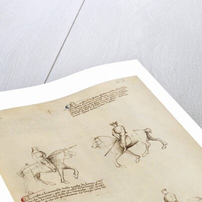 Equestrian Combat with Lance and Sword by Fiore Furlan dei Liberi da Premariacco