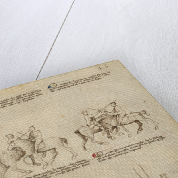 Equestrian Combat with Sword by Fiore Furlan dei Liberi da Premariacco