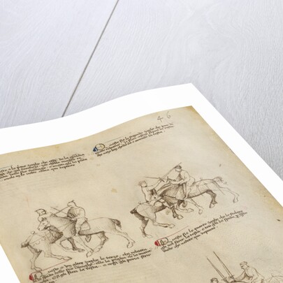 Equestrian Combat with Sword by Fiore Furlan dei Liberi da Premariacco