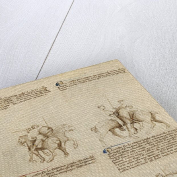 Equestrian Combat with Sword by Fiore Furlan dei Liberi da Premariacco