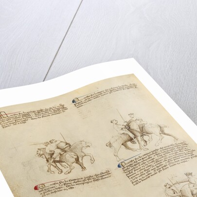 Equestrian Combat with Sword by Fiore Furlan dei Liberi da Premariacco