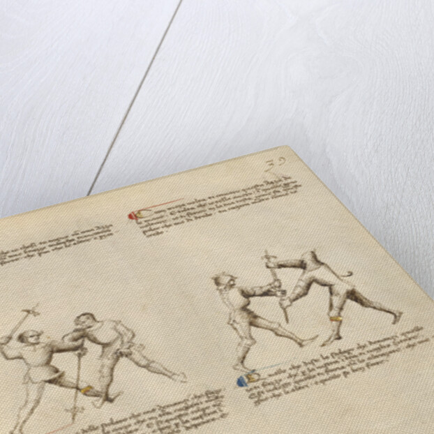 Combat with Pollaxe by Fiore Furlan dei Liberi da Premariacco
