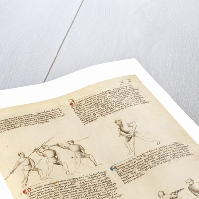Combat with Sword, Staff, and Lance by Fiore Furlan dei Liberi da Premariacco