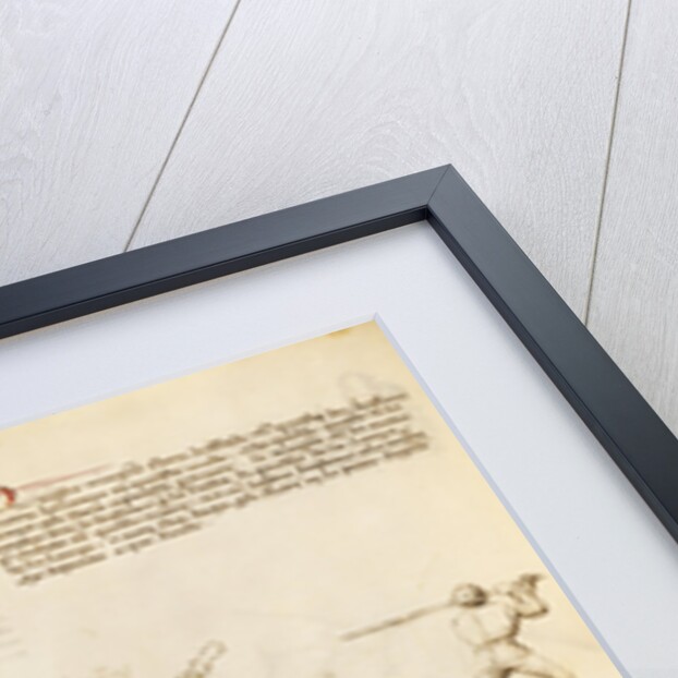 Combat with Dagger and Staff by Anonymous