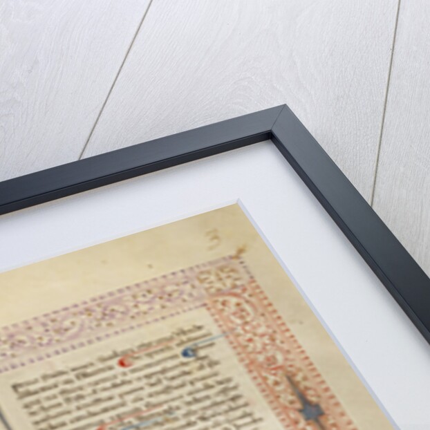 Decorated Text Page by Fiore Furlan dei Liberi da Premariacco