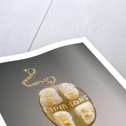 Cameo set into a mount by Anonymous