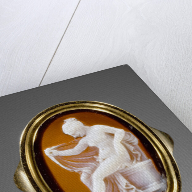 Cameo set into a ring Hermaphrodite by by Protarchos
