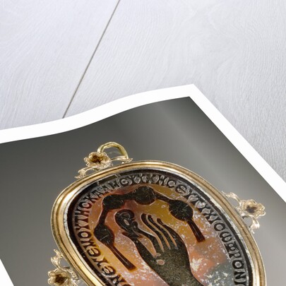 Cameo set into a mount by Anonymous
