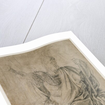 Study for the figure of Astasius by Eustache Le Sueur