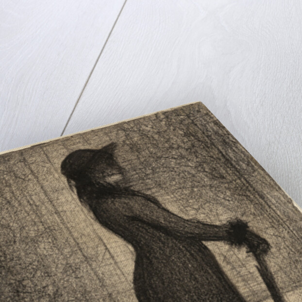Une élégante (Woman Strolling) by Georges Seurat