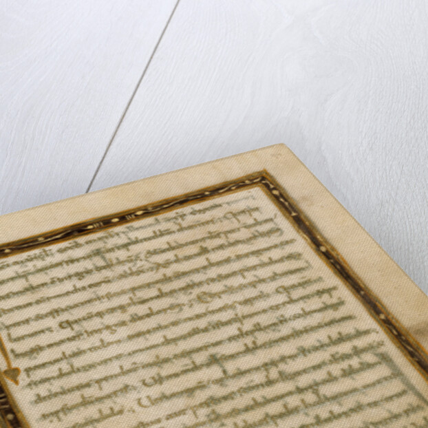 Decorated Text Page by Anonymous