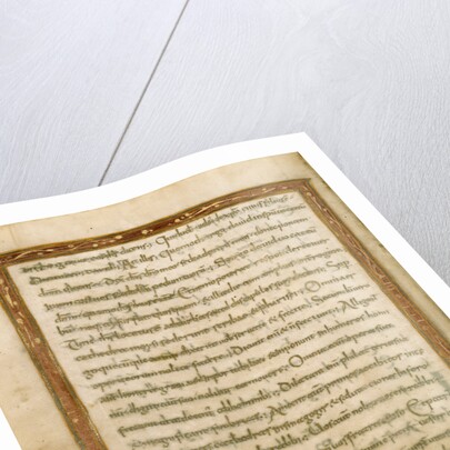 Decorated Text Page by Anonymous
