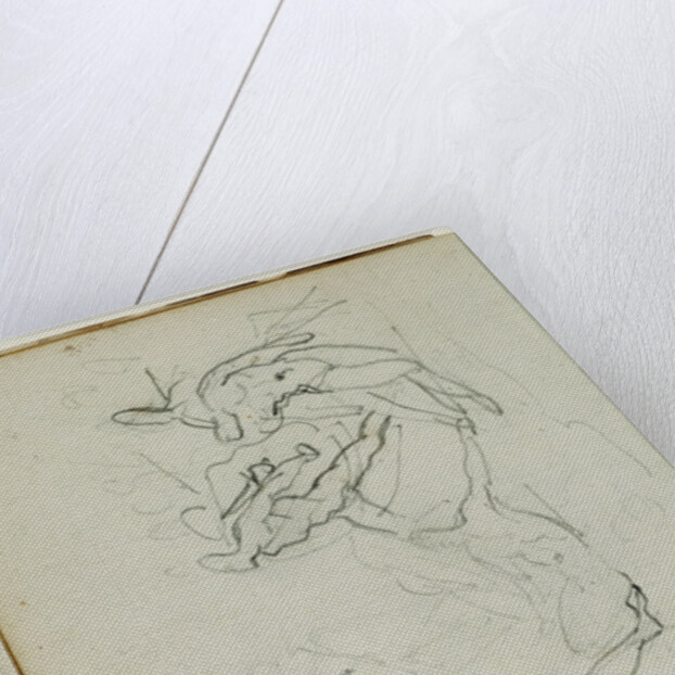 Studies of nude men in combat by Théodore Géricault