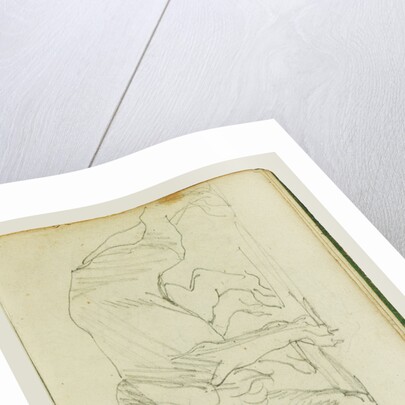 Pair of lions by Théodore Géricault