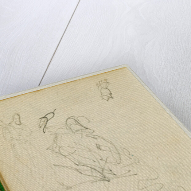 Three compositional studies of figure group by Théodore Géricault