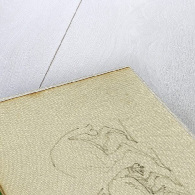 Man on a rearing horse, study of hind legs of horse by Théodore Géricault