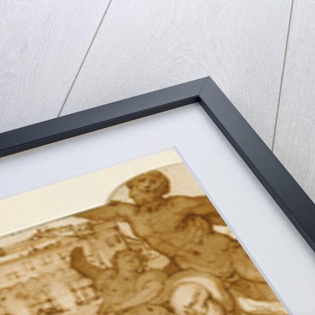 Taddeo in the Belvedere Court in the Vatican Drawing the Laocoön by Federico Zuccaro