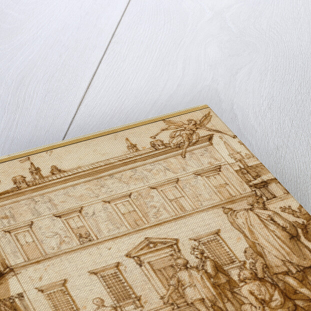 Taddeo Decorating the Façade of the Palazzo Mattei by Federico Zuccaro