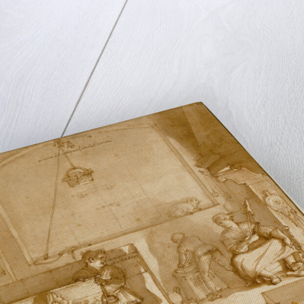 Taddeo in the House of Giovanni Piero Calabrese by Federico Zuccaro