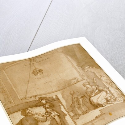 Taddeo in the House of Giovanni Piero Calabrese by Federico Zuccaro