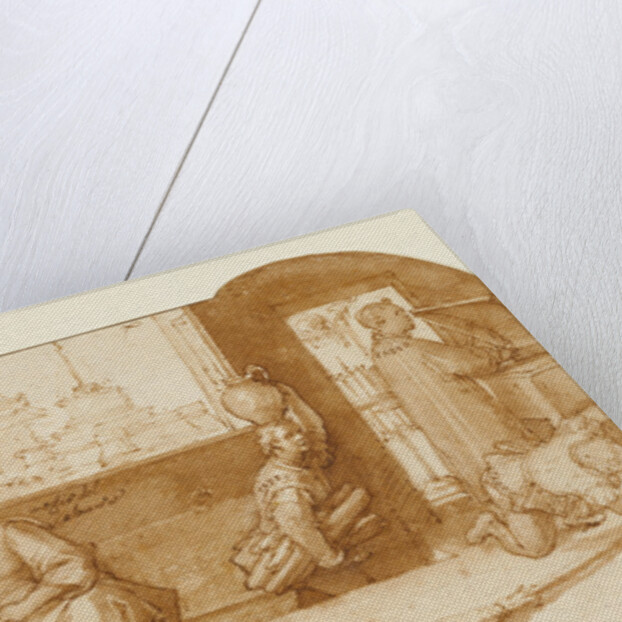 Taddeo Employed on Menial Tasks at Calabrese's House by Federico Zuccaro