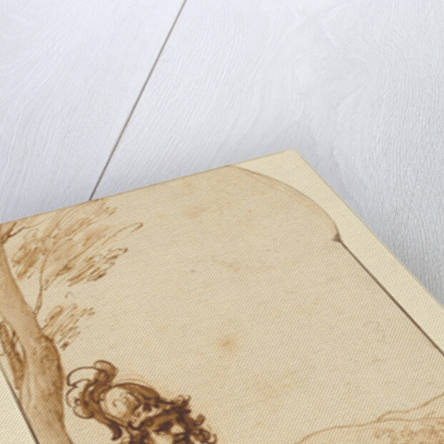 Pallas Athena Shows Taddeo the Prospect of Rome by Federico Zuccaro