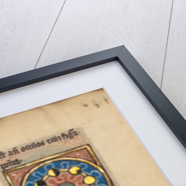 Diagram with the Sun and the Phases of the Moon by Anonymous