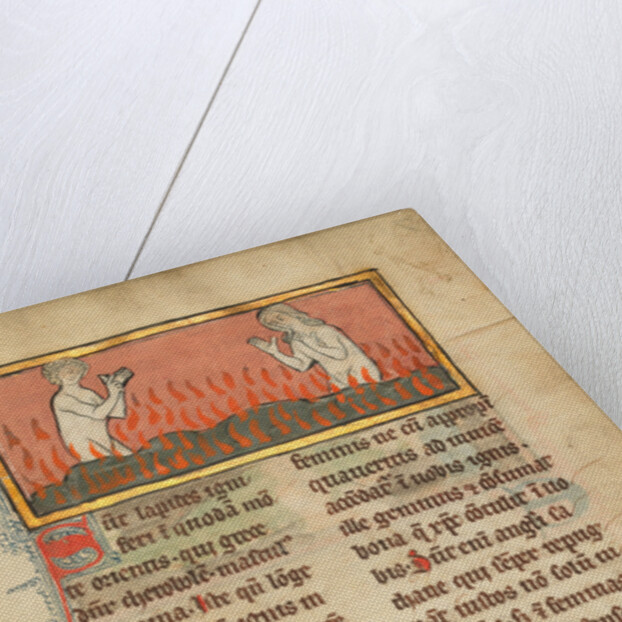 A Man and a Woman Among Burning Stones by Anonymous